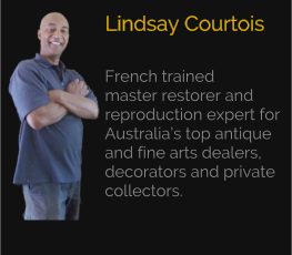 Lindsay Courtois expert antique restorer