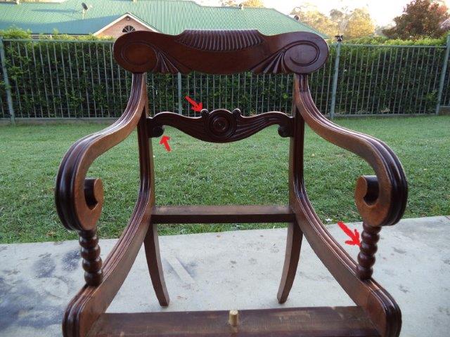 Regency chair front